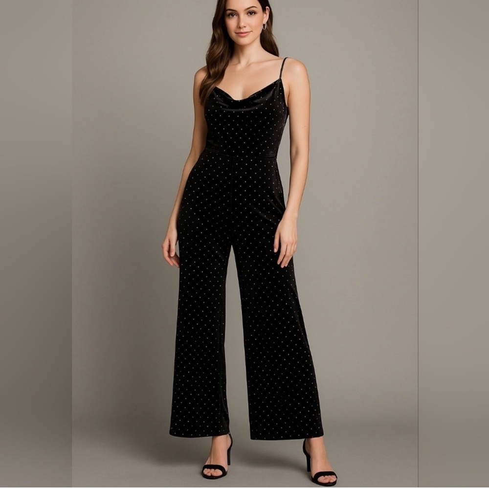 love, Fire velvet jumpsuit